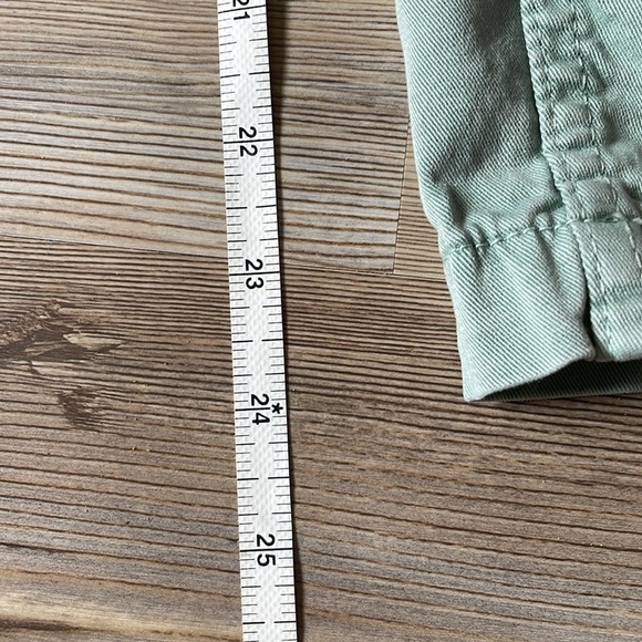 Boden Trousers Pale Green Straight Leg Chino Stretch Cotton Women’s 2P Cropped - Picture 6 of 11